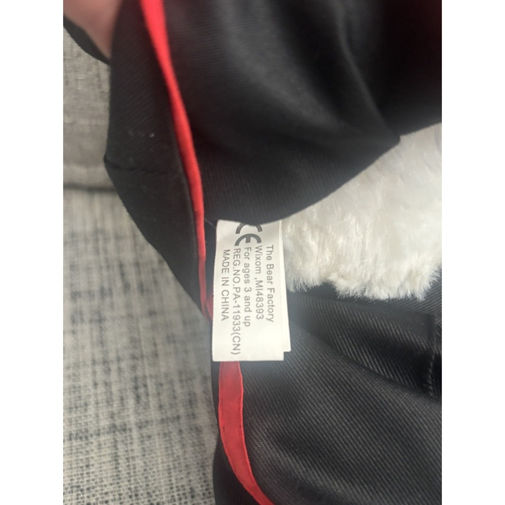 VTG 09 The Bear Factory Polar Bear 10" US Marine Corps Teddy Dress Blues *READ* - Picture 10 of 13
